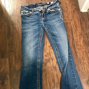 Miss Me stitched boot cut jeans